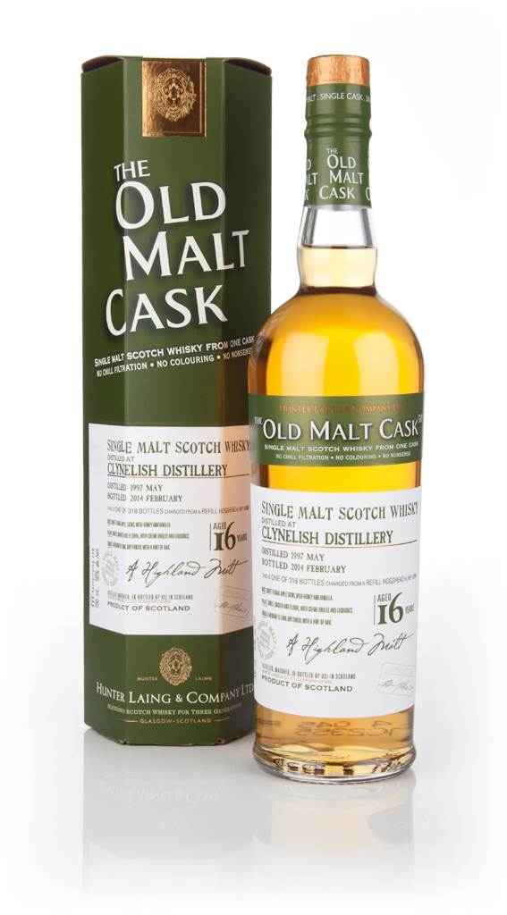 Clynelish 16 Year Old 1997 (cask 10298) - Old Malt Cask (Hunter Laing)  product image