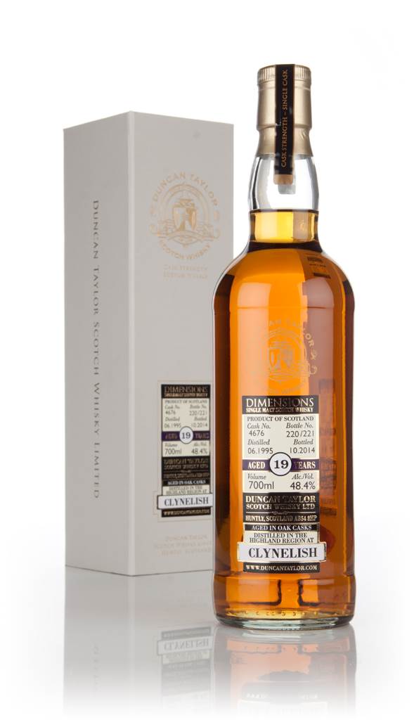 Clynelish 19 Year Old 1995 (cask 4676) - Dimensions (Duncan Taylor) product image