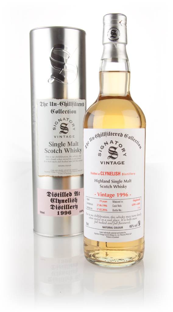 Clynelish 19 Year Old 1996 (cask 6399 & 6400) - Un-Chillfiltered (Signatory) product image