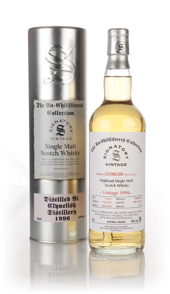 Clynelish 19 Year Old 1996 (casks 6401 & 6402) - Un-Chillfiltered Collection (Signatory) product image