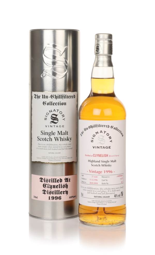 Clynelish 21 Year Old 1996 (cask 11377) - Un-Chillfiltered Collection (Signatory) product image