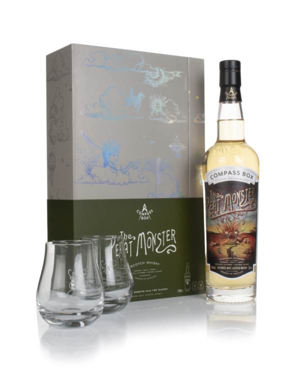 Compass Box The Peat Monster Gift Pack with 2x Glasses product image