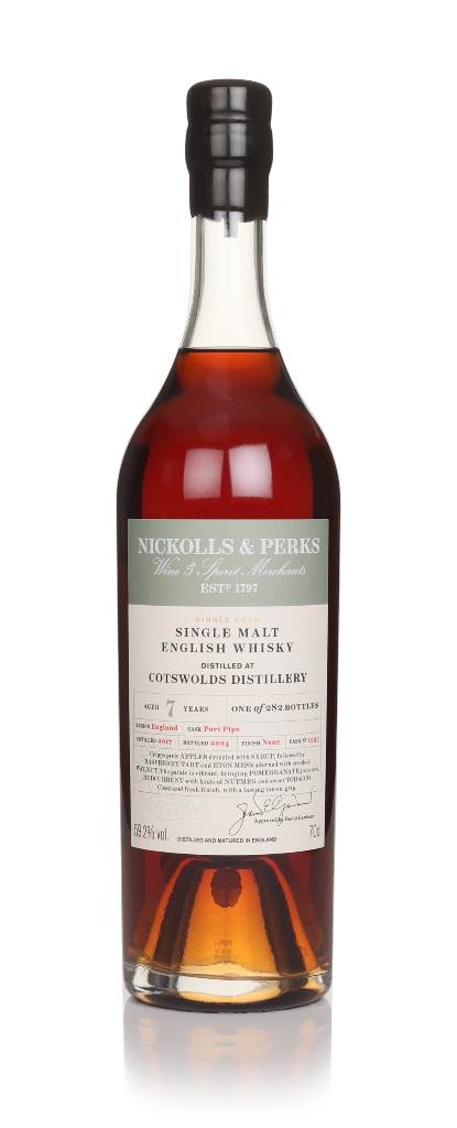 Cotswolds 7 Year Old 2017 (cask 1355) - Nickolls & Perks product image