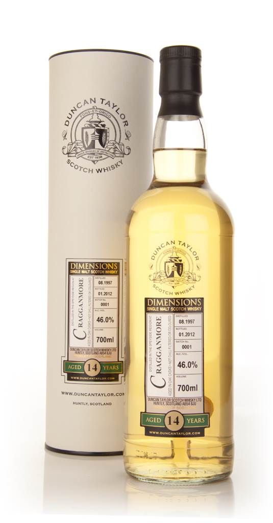 Cragganmore 14 Year Old 1997 Dimensions 1997 (Duncan Taylor)  product image