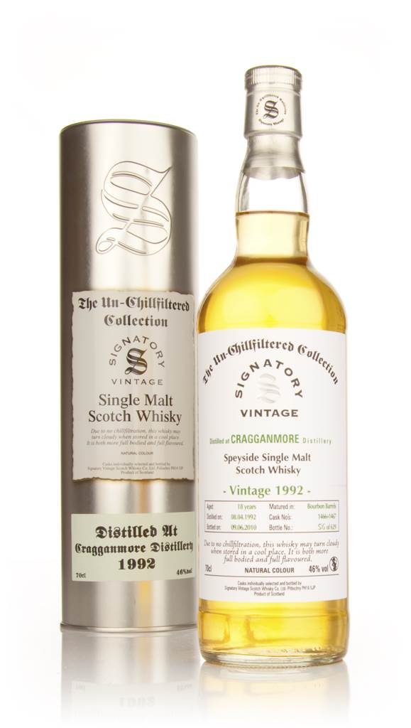 Cragganmore 18 Year Old 1992 - Un-Chillfiltered (Signatory) product image