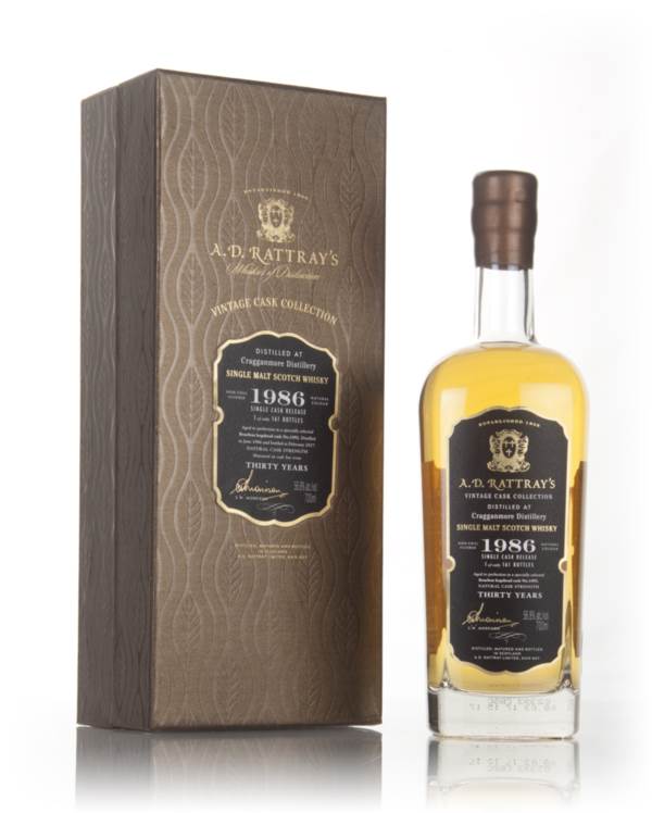 Cragganmore 30 Year Old 1986 (cask 1492) - Vintage Cask Collection (A.D. Rattray) product image