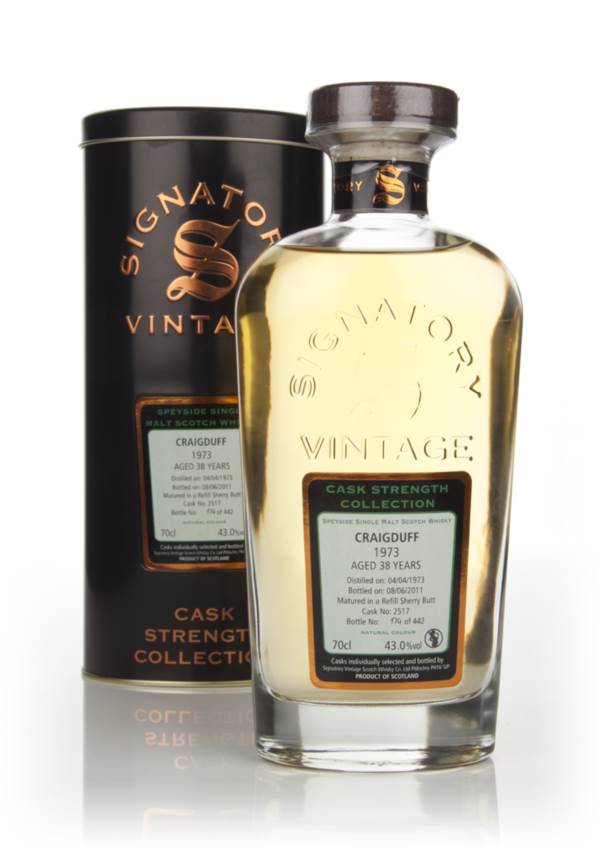 Craigduff 38 Year Old 1973 Cask 2517 - Cask Strength Collection (Signatory) product image