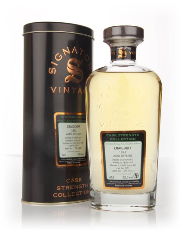 Craigduff 38 Year Old 1973 - Cask Strength Collection (Signatory) product image