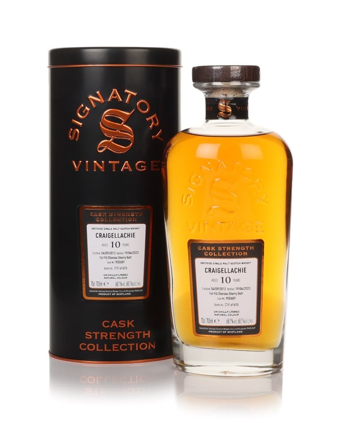 Craigellachie 10 Year Old 2012 (cask 900689) - Cask Strength Collection (Signatory)