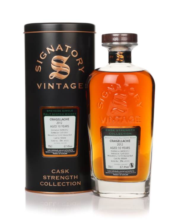 Craigellachie 10 Year Old 2012 (cask 900694) - Cask Strength Collection (Signatory) product image