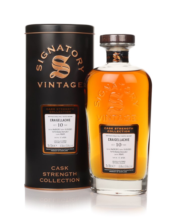 Craigellachie 10 Year Old 2012 (cask 900695) - Cask Strength Collection (Signatory)