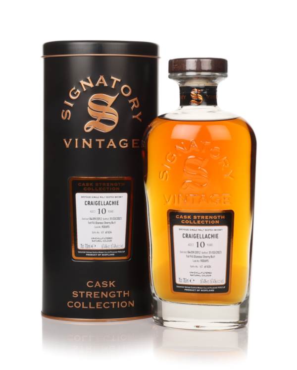 Craigellachie 10 Year Old 2012 (cask 900695) - Cask Strength Collection (Signatory) product image