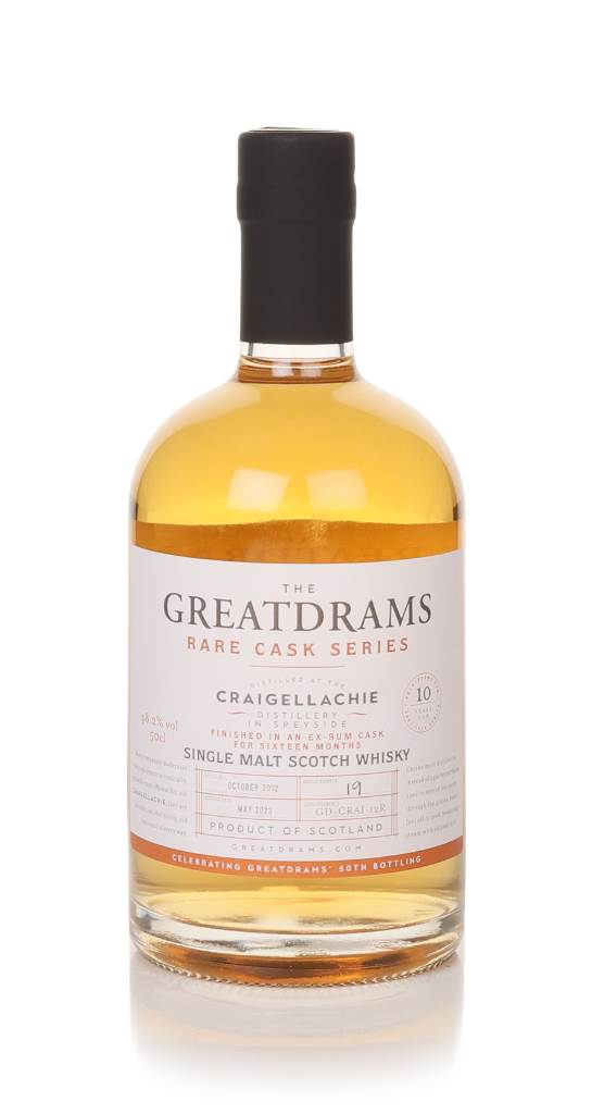 Craigellachie 10 Year Old 2012 (cask GD-CRAI-12R) - Rare Cask Series (GreatDrams) product image