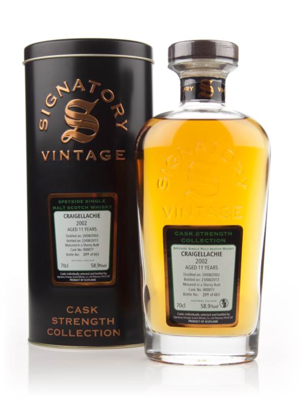 Craigellachie 11 Year Old 2002 (cask 900077) - Cask Strength Collection (Signatory) product image