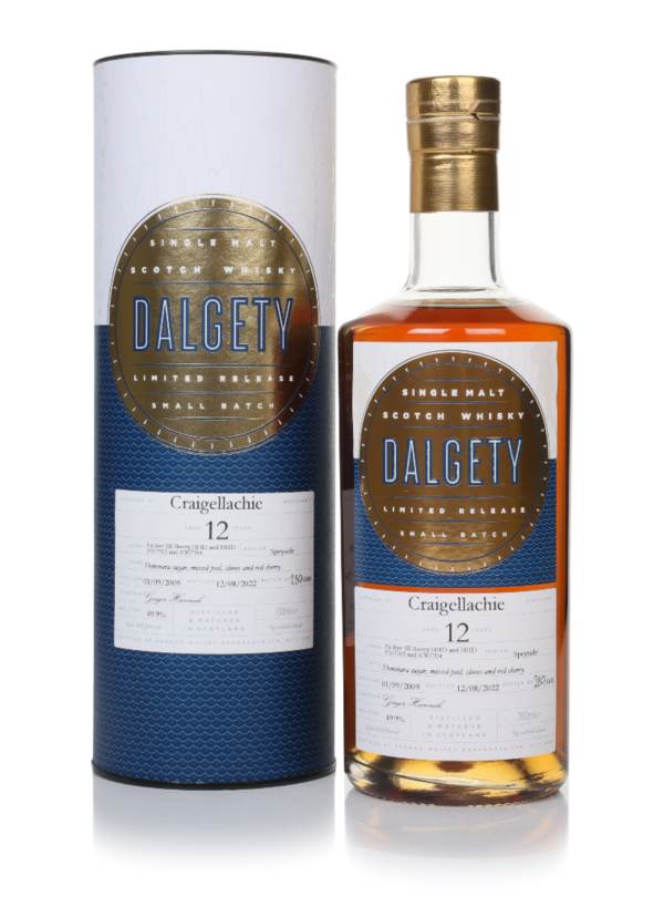 Craigellachie 12 Year Old 2009 (casks 307703 & 307704) - Dalgety (Hannah Whisky Merchants) product image