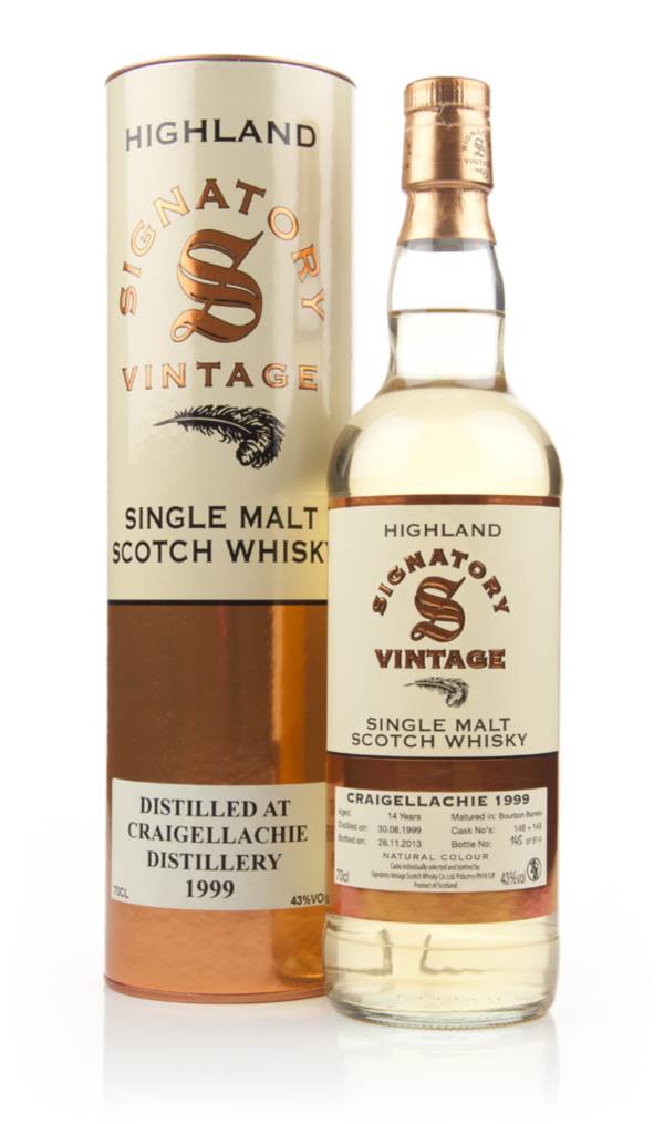 Craigellachie 14 Year Old 1999 (cask 148+149) (Signatory) product image