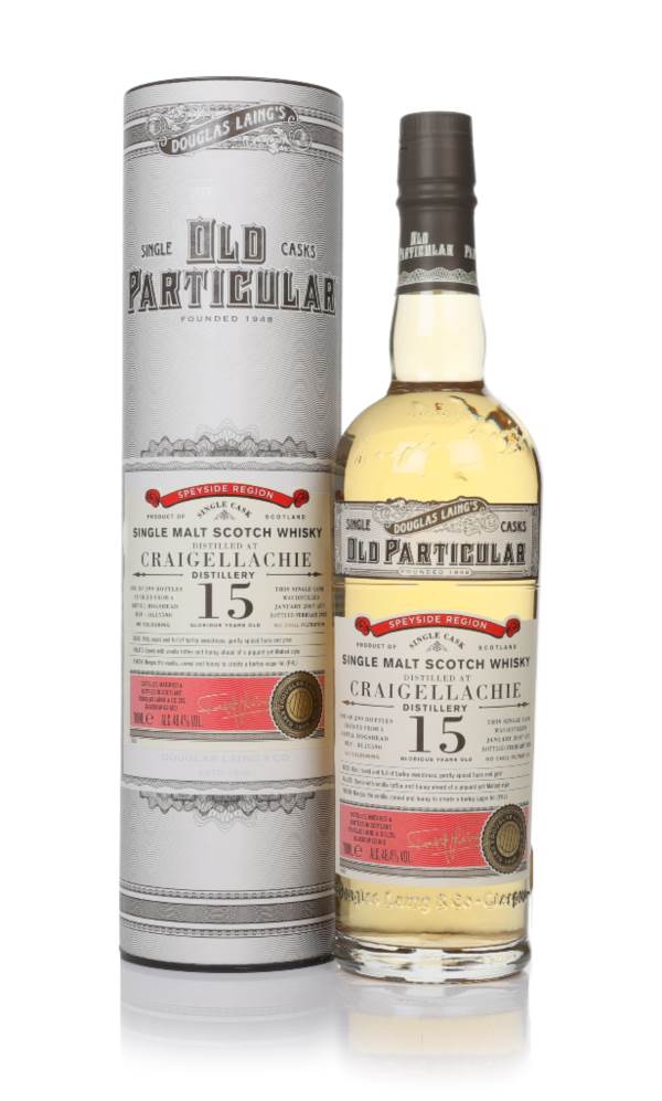 Craigellachie 15 Year Old 2007 (cask 15590) - Old Particular (Douglas Laing) product image