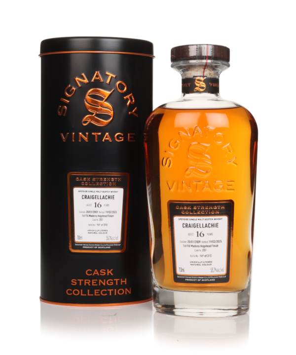 Craigellachie 16 Year Old 2009 (cask 207) - Cask Strength Collection (Signatory) product image