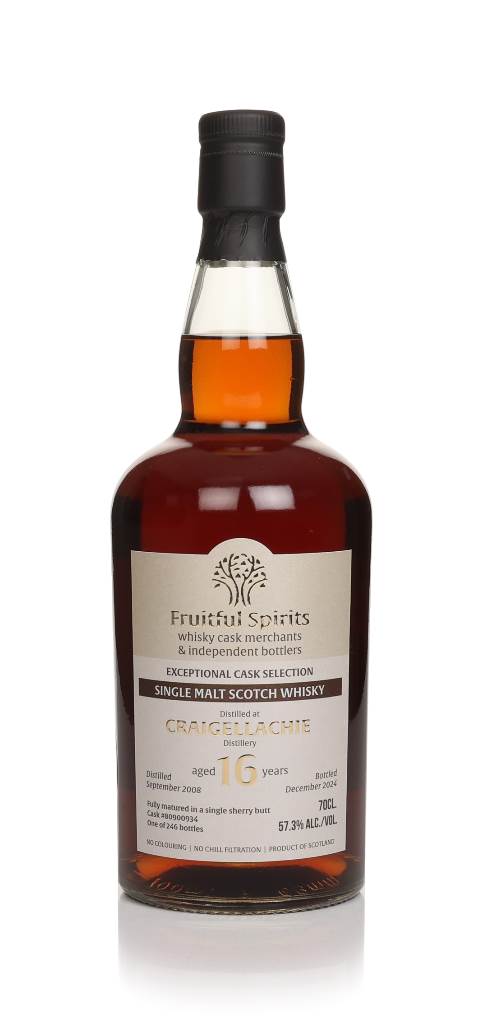 Craigellachie 16 Year Old 2008 (cask 80900934) - Exceptional Cask Selection (Fruitful Spirits) product image