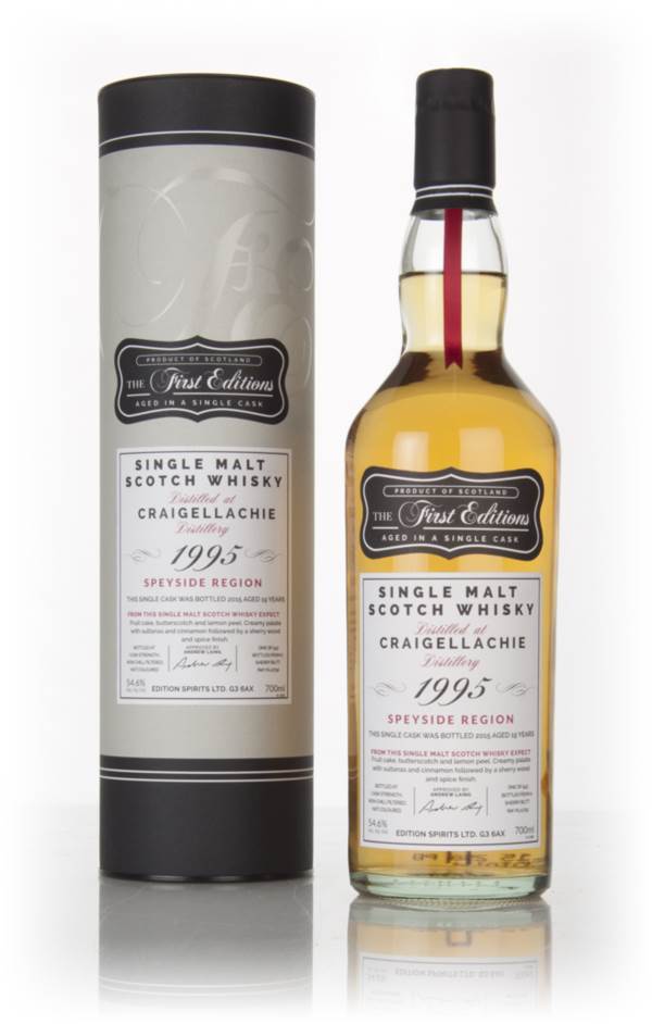 Craigellachie 19 Year Old 1995 (cask 11792) - The First Editions (Hunter Laing) product image