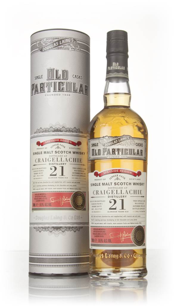 Craigellachie 21 Year Old 1995 (cask 11769) - Old Particular (Douglas Laing) product image