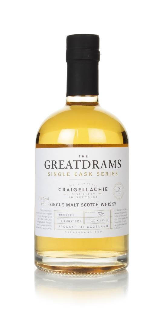 Craigellachie 7 Year Old 2013 - Single Cask Series (GreatDrams) product image
