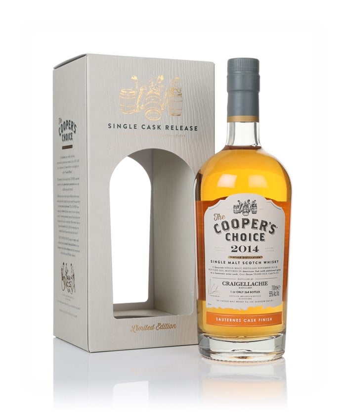 Craigellachie 7 Year Old 2014 (cask 621) - The Cooper's Choice (The Vintage Malt Whisky Co.)