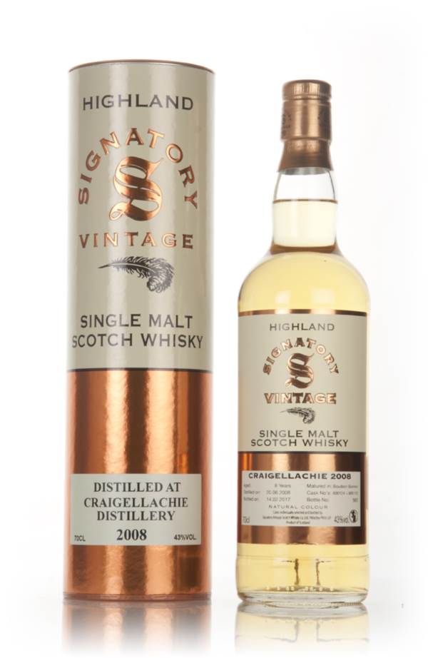 Craigellachie 8 Year Old 2008 (cask 800124 & 800125) - Signatory product image