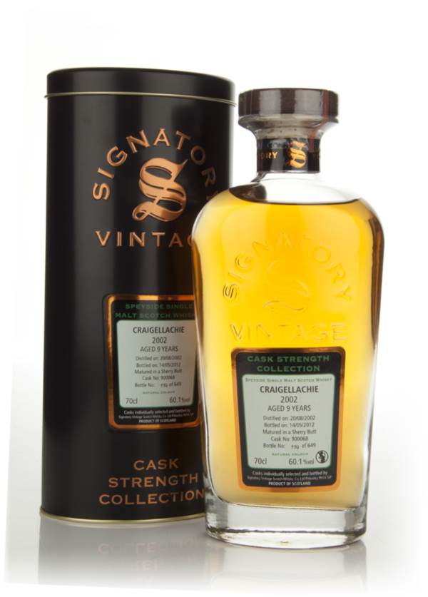 Craigellachie 9 Year Old 2002 - Cask Strength Collection (Signatory) product image