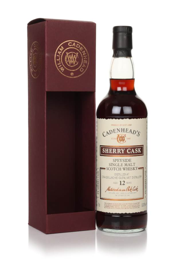 Craigellachie-Glenlivet 12 Year Old 2007 Sherry Cask (WM Cadenhead) product image
