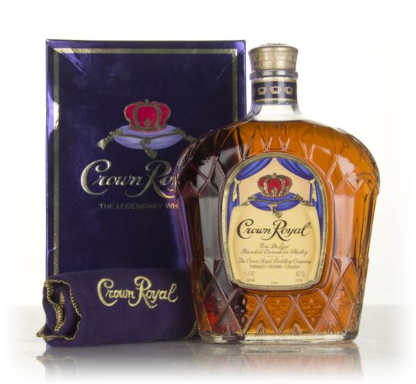 Crown Royal Canadian Whisky (1L) - 1980s product image