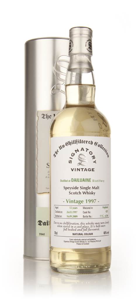 Dailuaine 12 Year Old 1997 Cask 4231 - Un-Chillfiltered (Signatory) product image