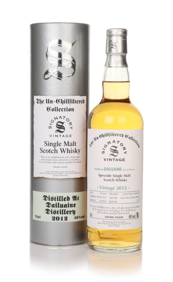 Dailuaine 10 Year Old 2012 (casks 308754 & 308758 & 308762 & 308763) - Un-Chilfiltered Collection (Signatory) product image