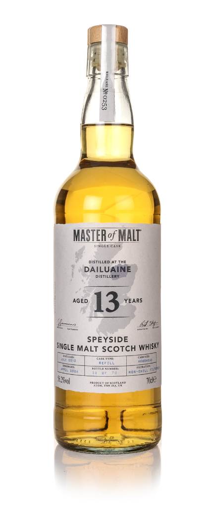Dailuaine 13 Year Old 2010 Single Cask (Master of Malt) product image