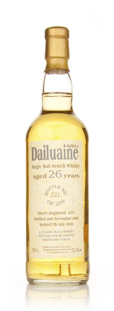 Dailuaine 26 Year Old 1983 (Bladnoch) product image