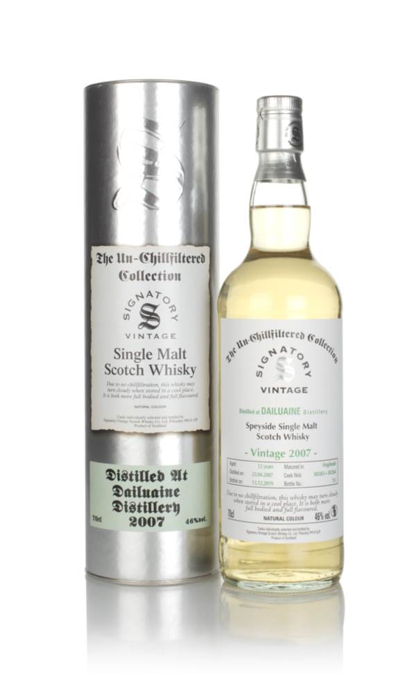 Dailuaine 12 Year Old 2007 (cask 303263 & 303264) - Un-Chillfiltered Collection (Signatory) product image