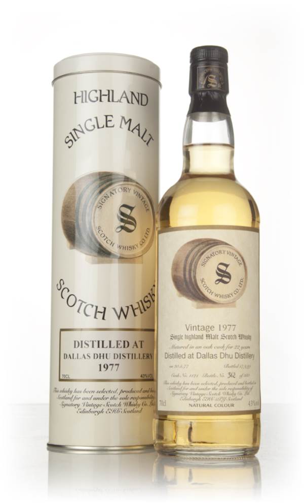 Dallas Dhu 22 Year Old 1977 (cask 1121) - Signatory Vintage product image