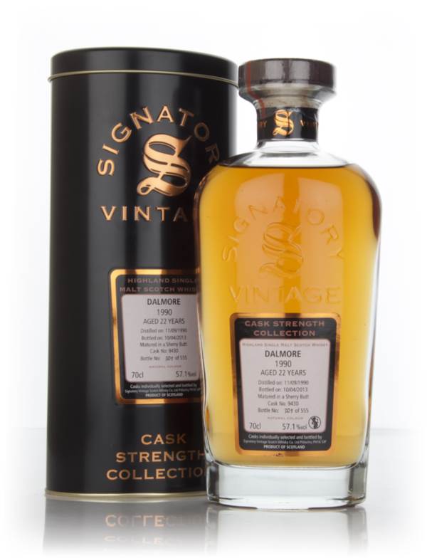 Dalmore 22 Year Old 1990 (cask 9430) - Cask Strength Collection (Signatory) product image