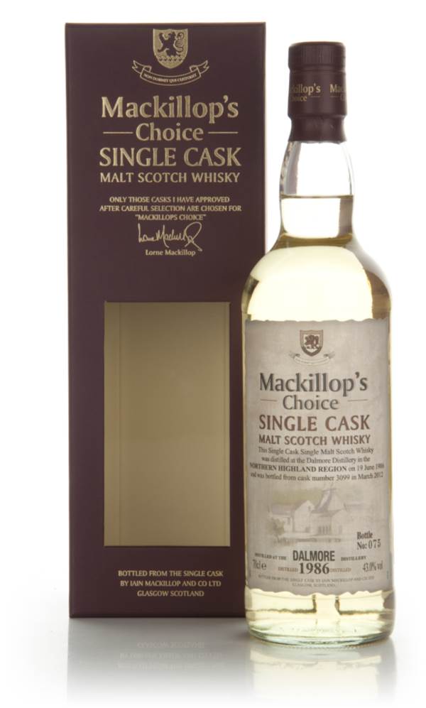 Dalmore 25 Year Old 1986 (cask 3099) - Mackillop's Choice product image