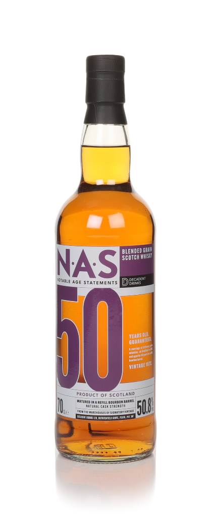 Vatted Grain 50 Year Old 1972 - Notable Age Statements (Decadent Drinks) product image