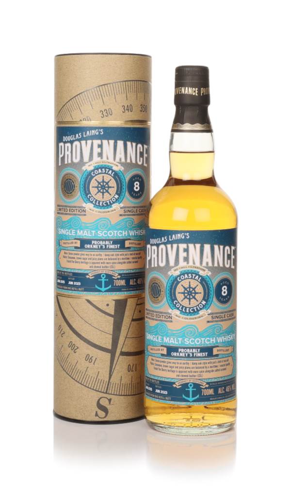 Probably Orkney's Finest 8 Year Old 2015 - Provenance Coastal Collection (Douglas Laing) product image