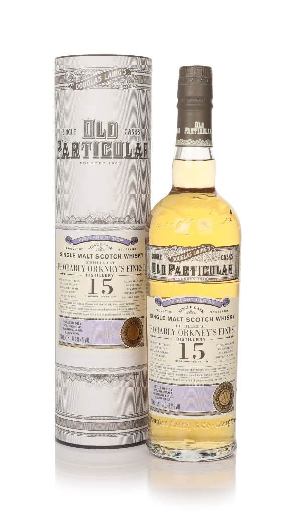 Probably Orkney's Finest Distillery 15 Year Old 2008 (cask 17885) - Old Particular (Douglas Laing) product image