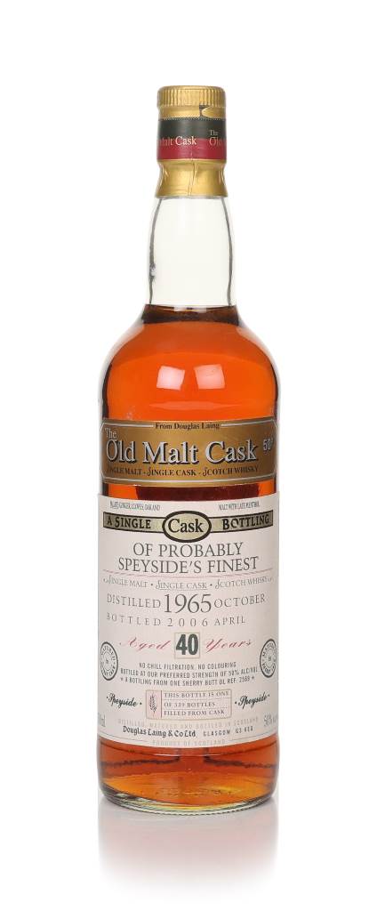 Probably Speyside's Finest Distillery 40 Year Old 1965 (cask 2569) - Old Malt Cask (Douglas Laing) product image