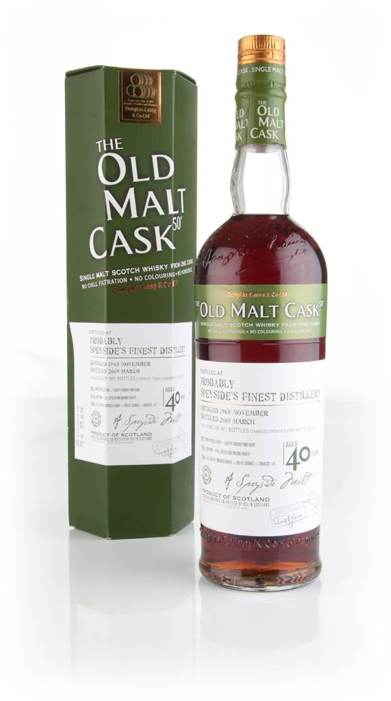 Probably Speyside's Finest Distillery 40 Year Old 1968 (cask 5047) - Old Malt Cask (Douglas Laing) product image