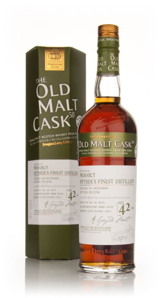 Probably Speyside's Finest Distillery 42 Year Old 1967 - Old Malt Cask (Douglas Laing) product image