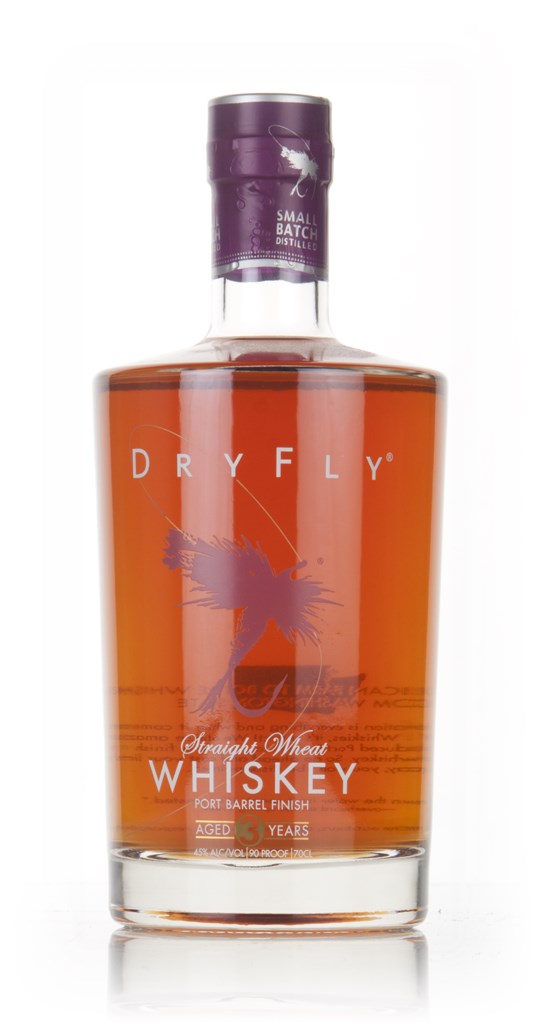 Dry Fly 3 Year Old Wheat Whiskey - Fortified Wine Barrel Finish
