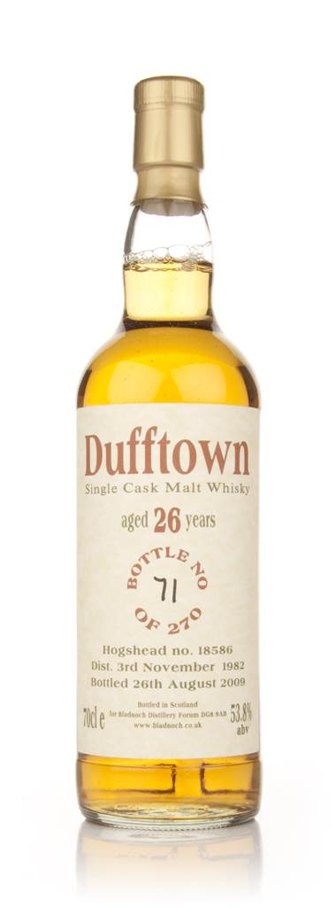 Dufftown 26 Year Old 1982 (Bladnoch Bottling) product image