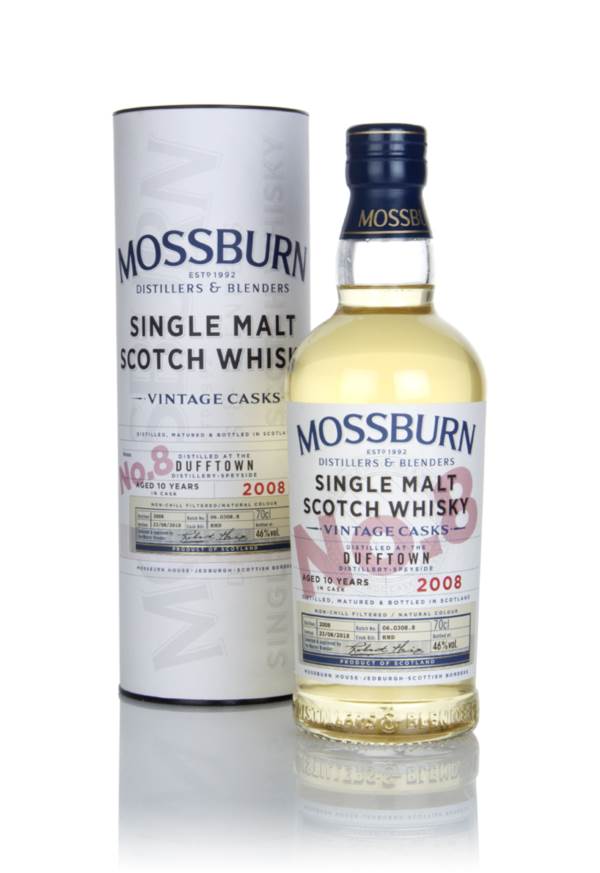 Dufftown 10 Year Old 2008 - Vintage Casks (Mossburn) product image