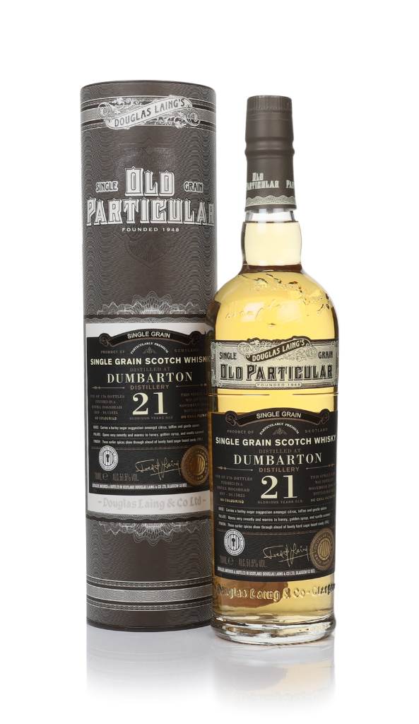 Dumbarton 21 Year Old 2000 (cask 15825) - Old Particular (Douglas Laing) product image