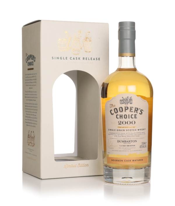 Dumbarton 23 Year Old 2000 - The Cooper's Choice (The Vintage Malt Whisky Co.) product image
